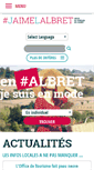 Mobile Screenshot of albret-tourisme.com